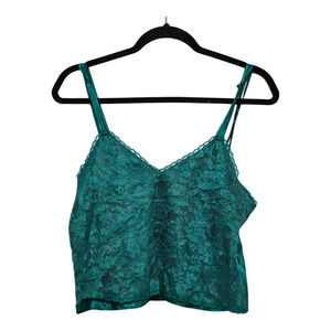 Vintage Victoria's secret gold label cropped lacy top size small